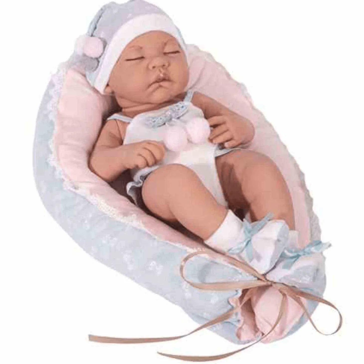 PequeBB Muñeco Bebé en Capazo Grande