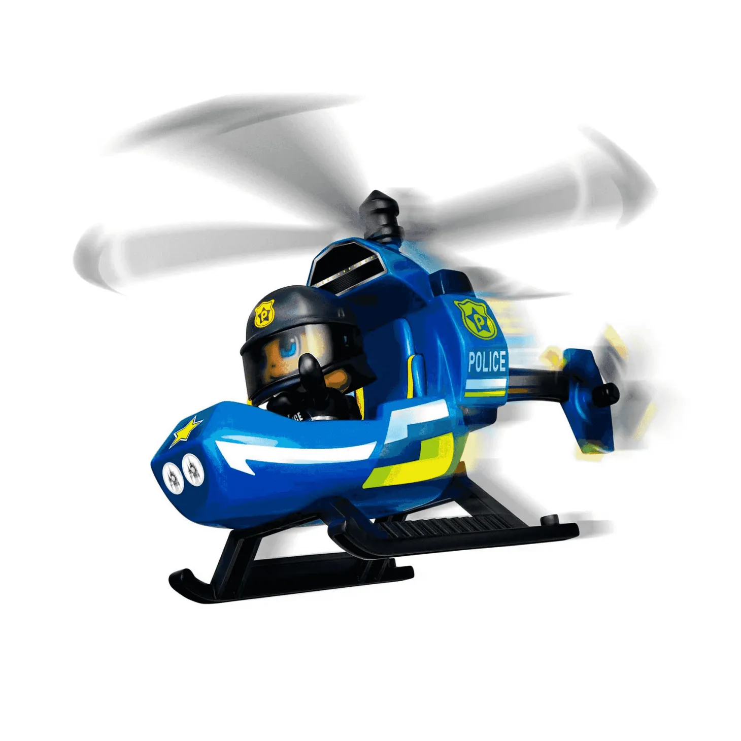 Pin y pon Action Mini Helicóptero Policía