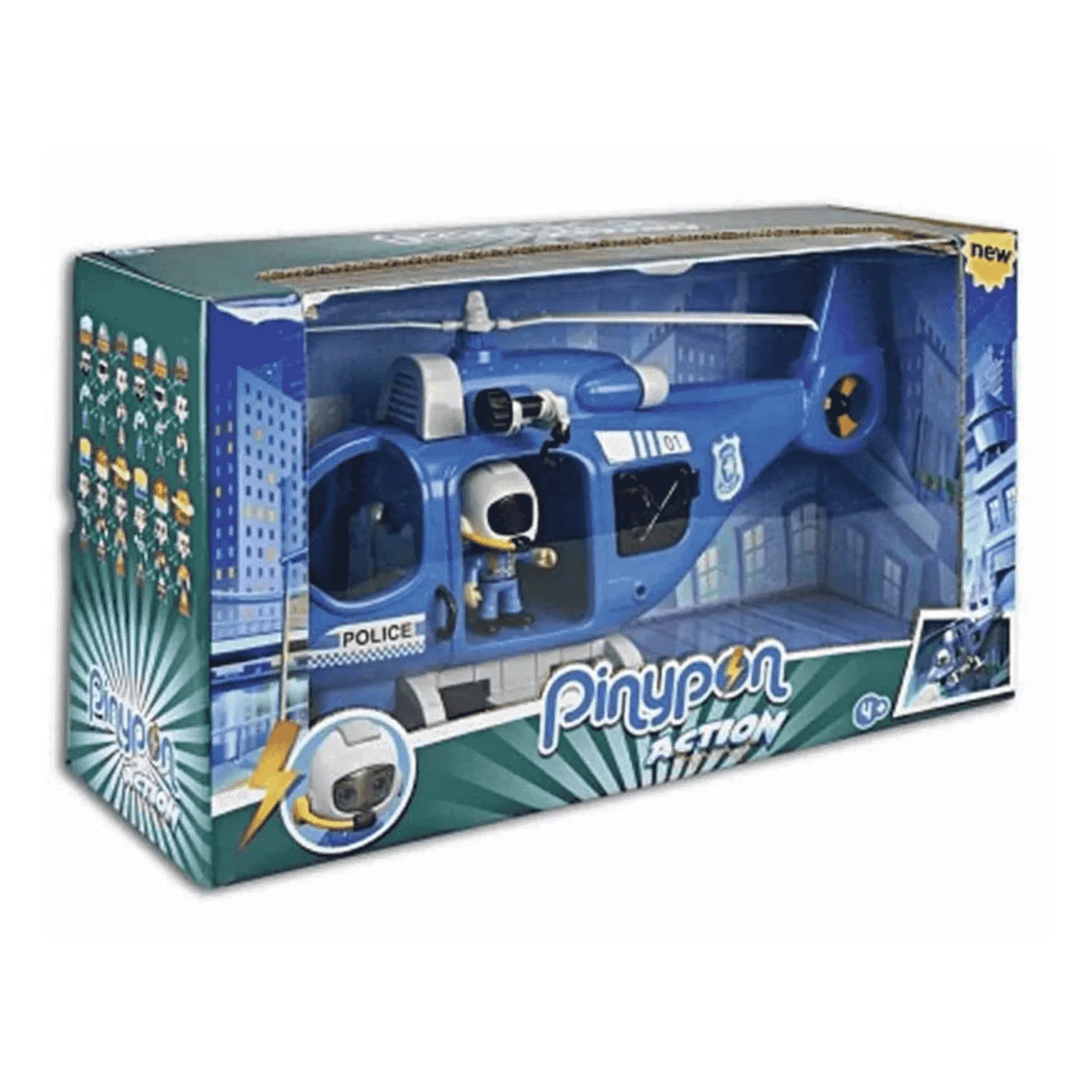 Pinypon Action Helicoptero Policia