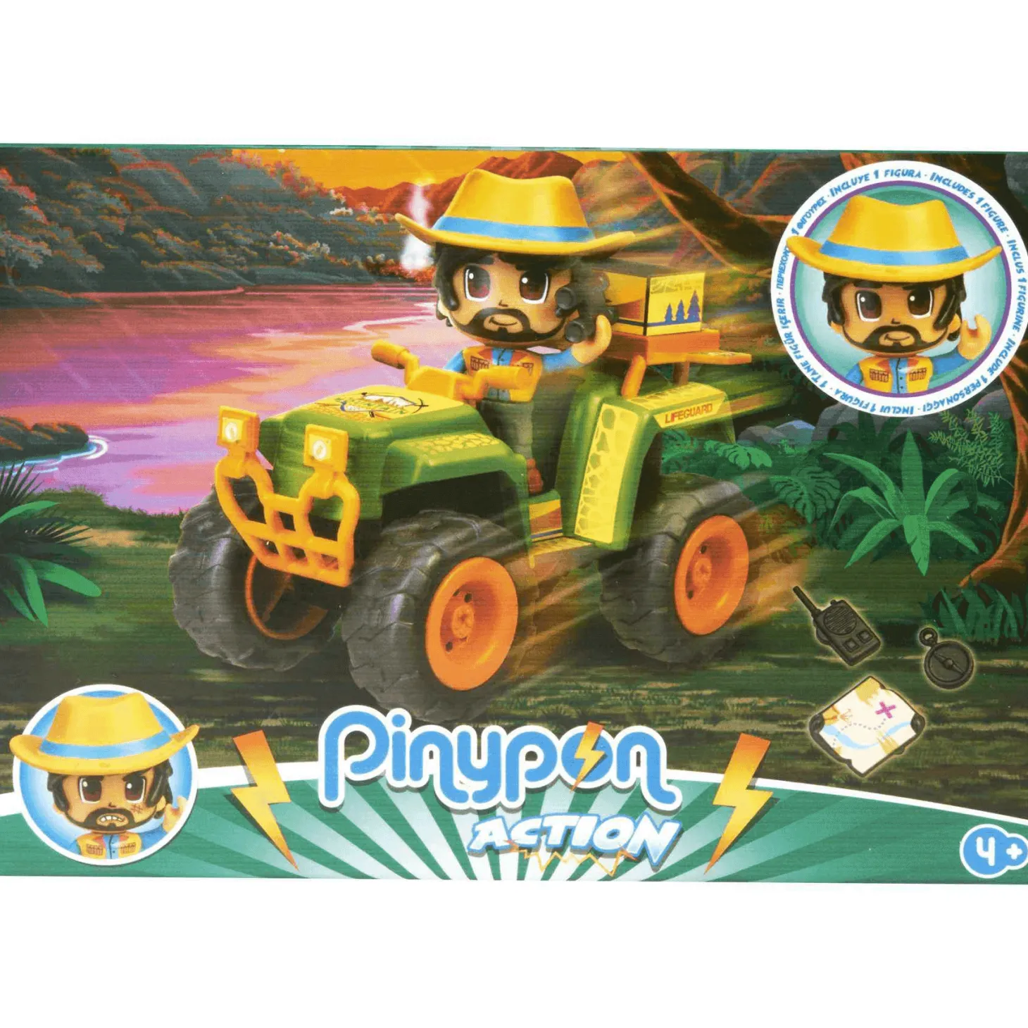 Pinypon Action Wild Coche Quad