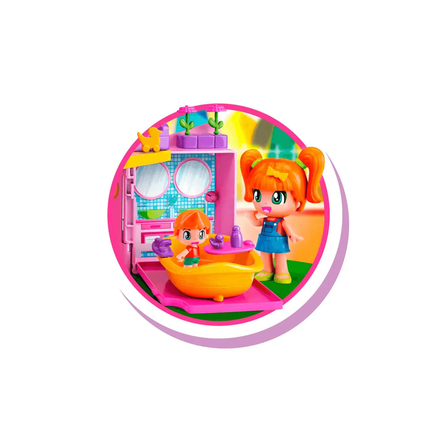 Pinypon Casa Rosa Maletin