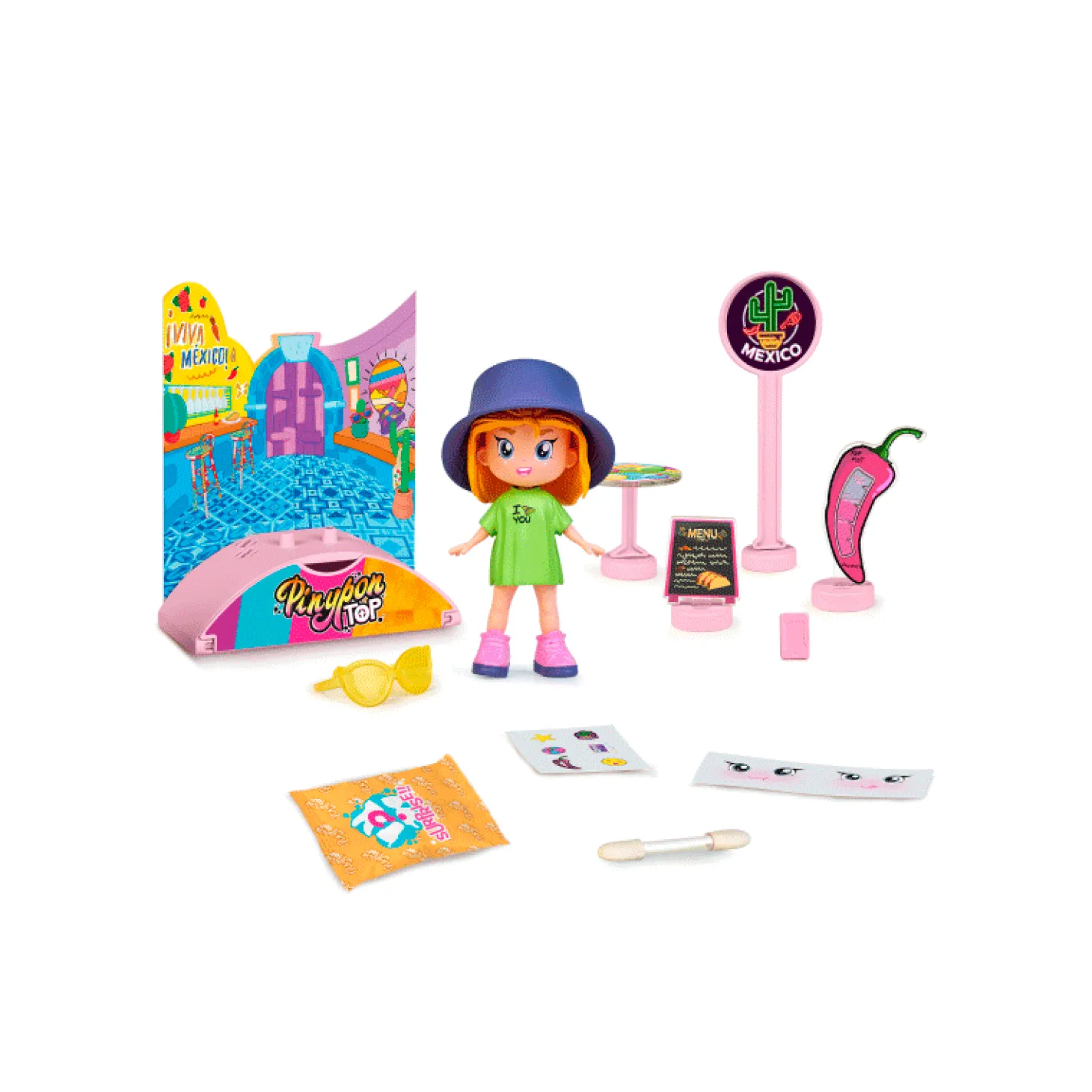 Pinypon TOP Foodie Girl Studio - Set de Figuras y Accesorios