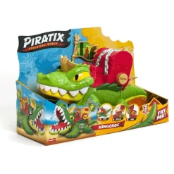 Piratix Crazy Jungle | King Croc con Figura y Accesorios
