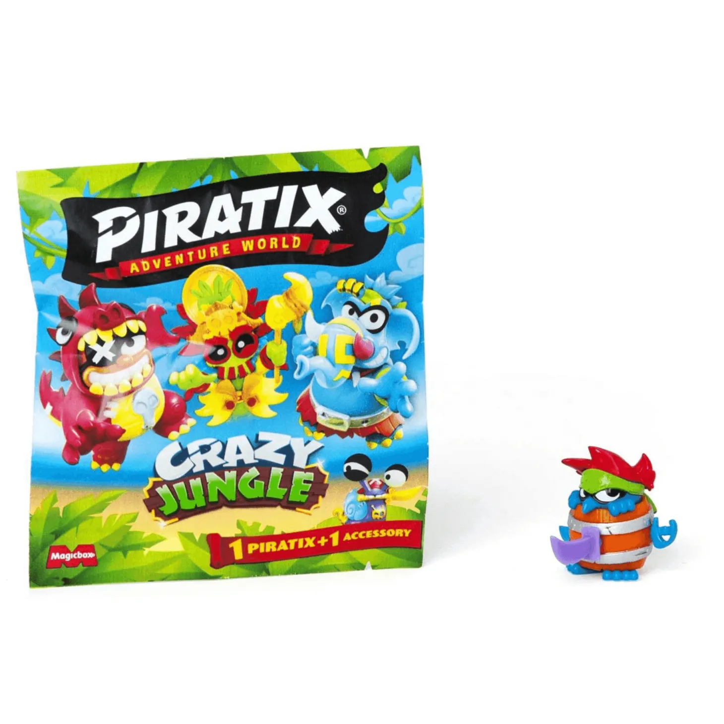 Piratix Crazy Jungle - Sobre con Figura Sorpresa