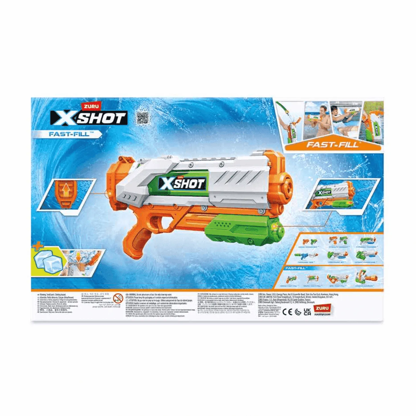 Pistola de Agua X-Shot Fast-Fill de 700 ml