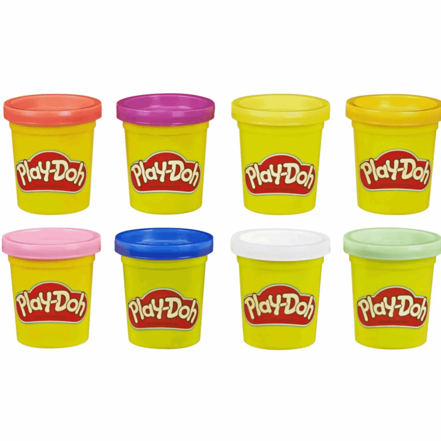 Play Doh Pack de 8 Botes de Plastilina Diferentes Modelos