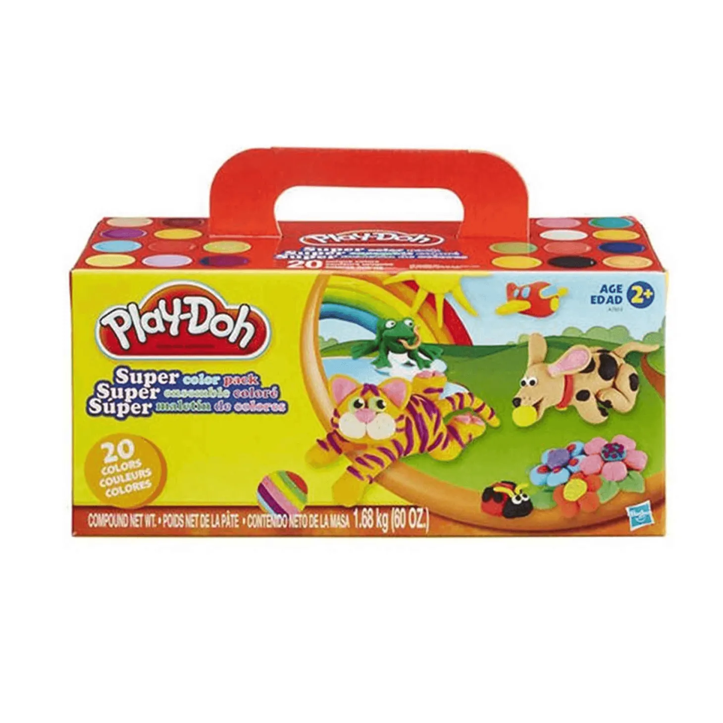 Playdoh Pack Super Color 20 Botes