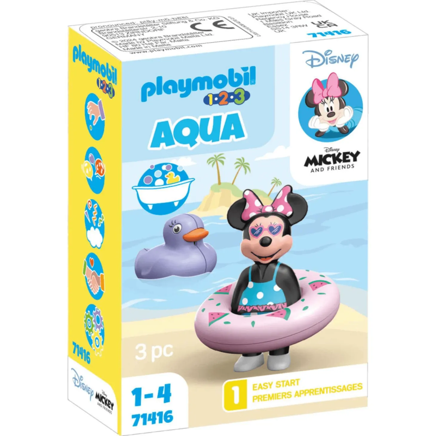 Playmobil 1.2.3 & Disney: Viaje a la Playa de Minnie