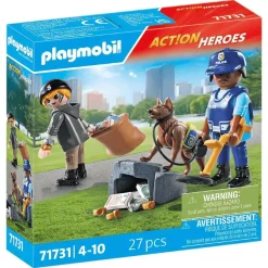 Playmobil Action Heroes Búsqueda policial
