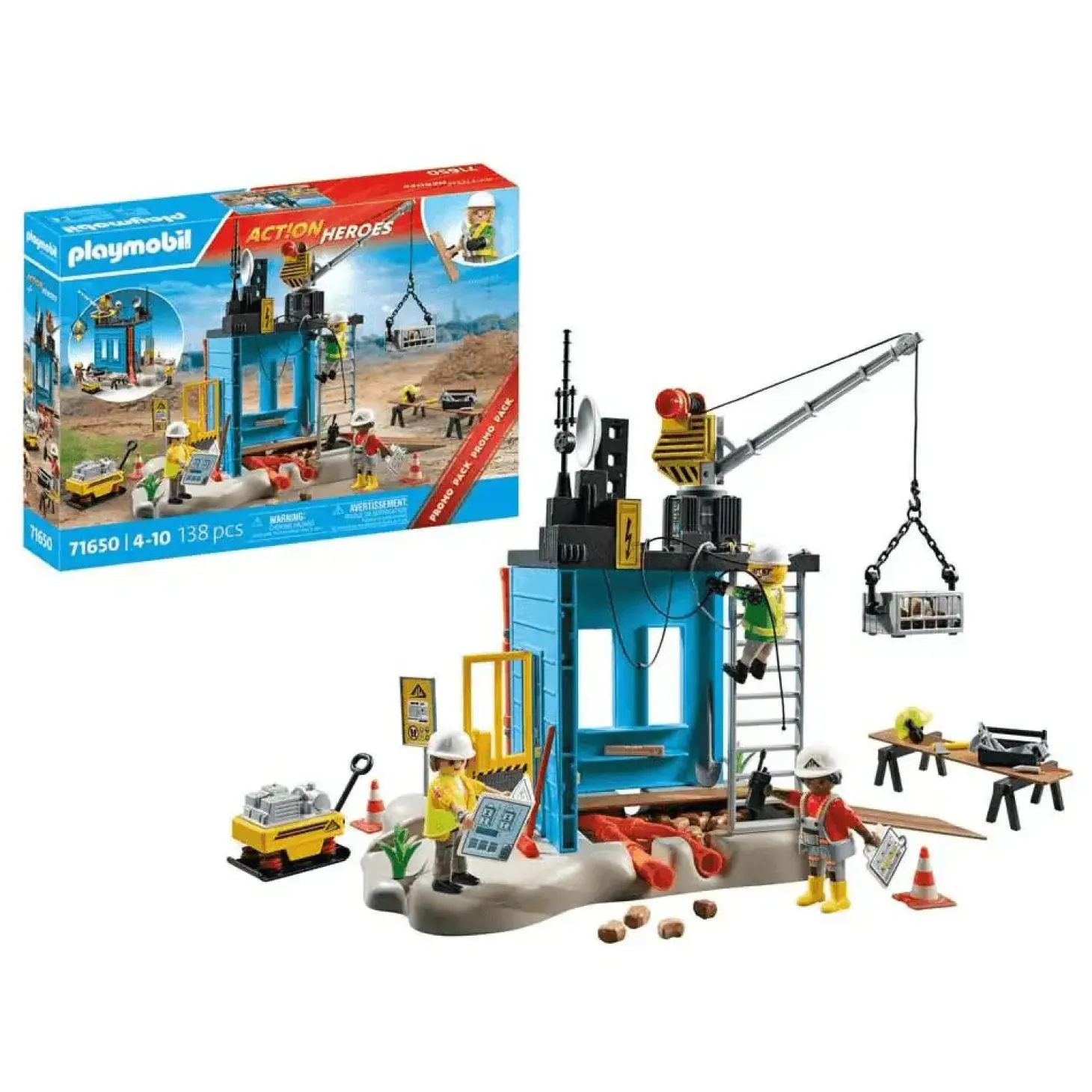 Playmobil Action Heroes Promo pack construcción