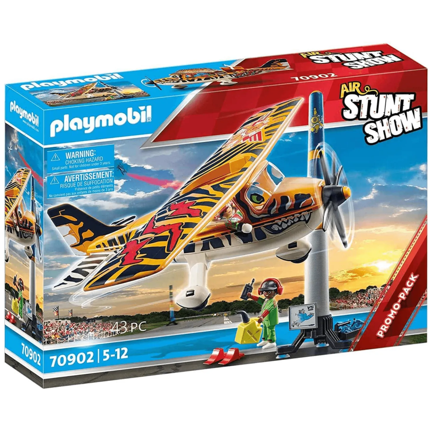 Playmobil Air Stuntshow Avioneta Tiger 70902