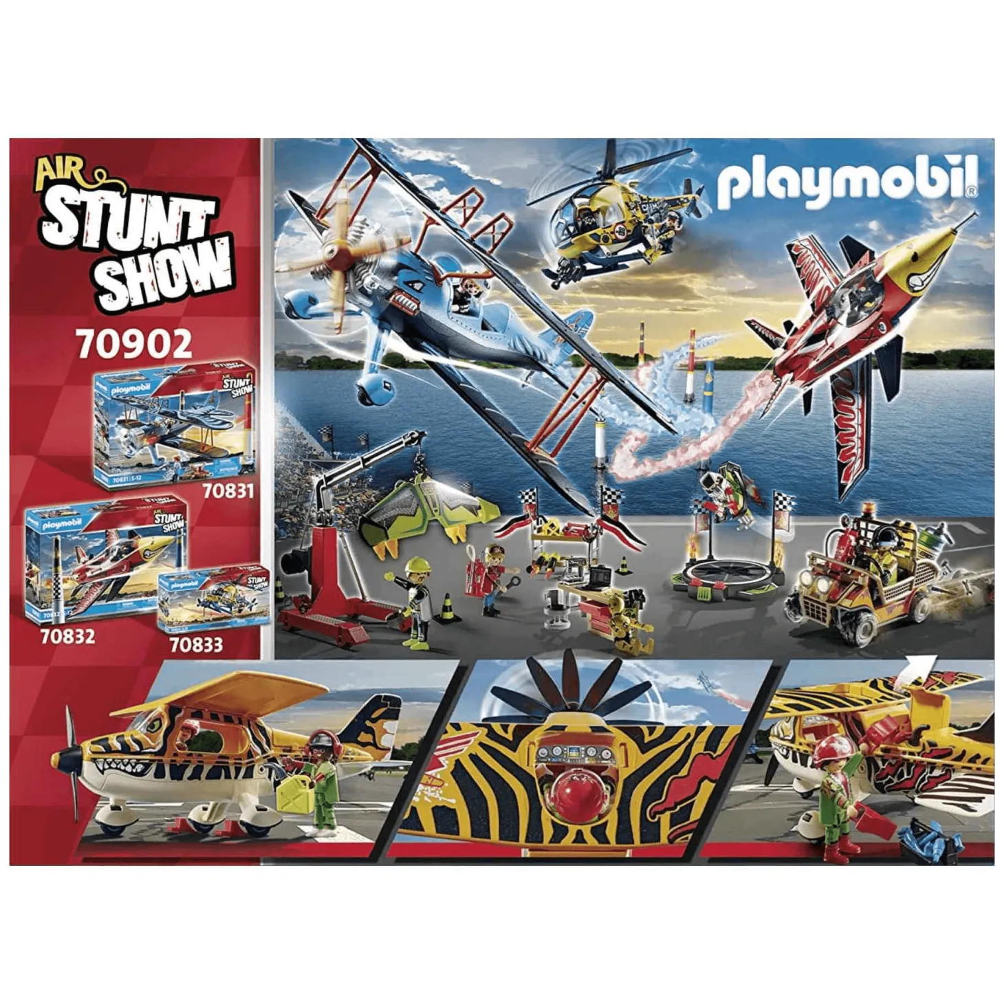 Playmobil Air Stuntshow Avioneta Tiger 70902