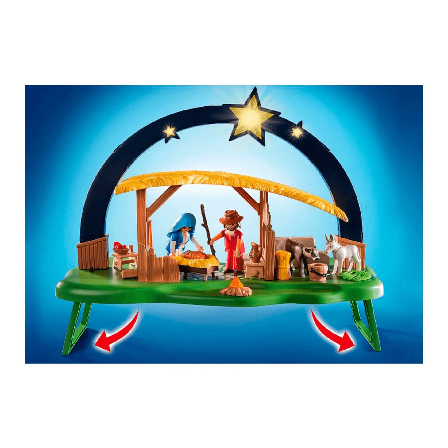 Playmobil Belen Con Luz 9494