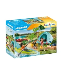 Playmobil Camping con hoguera