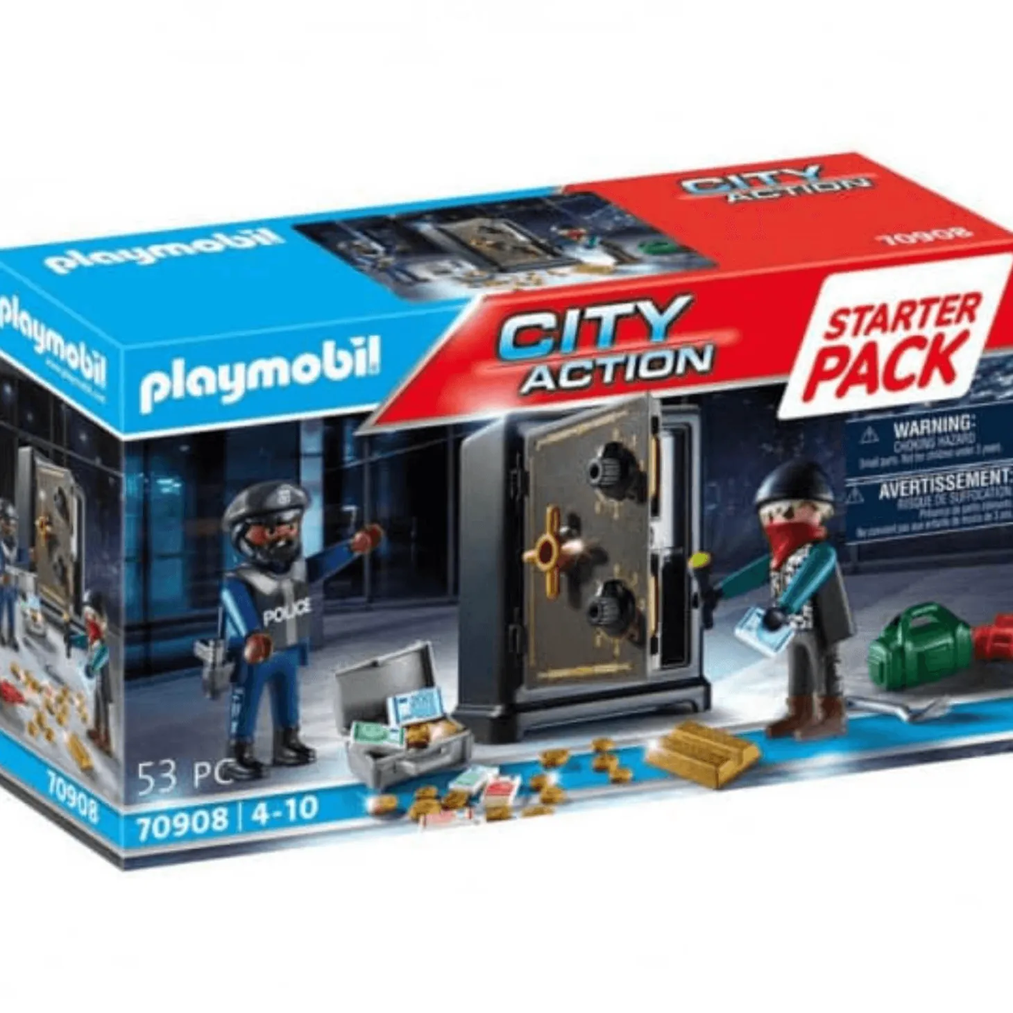 Playmobil City Action Starter Pack Caja Fuerte 70908