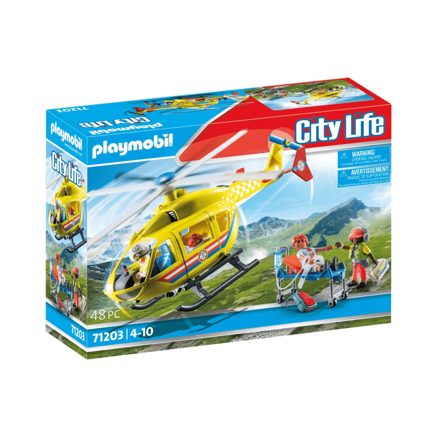 Playmobil City Life Helicóptero de Rescate 71203