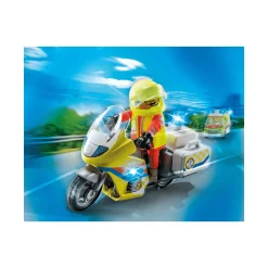 Playmobil City Life Moto de Emergencias con luz intermiente 71205