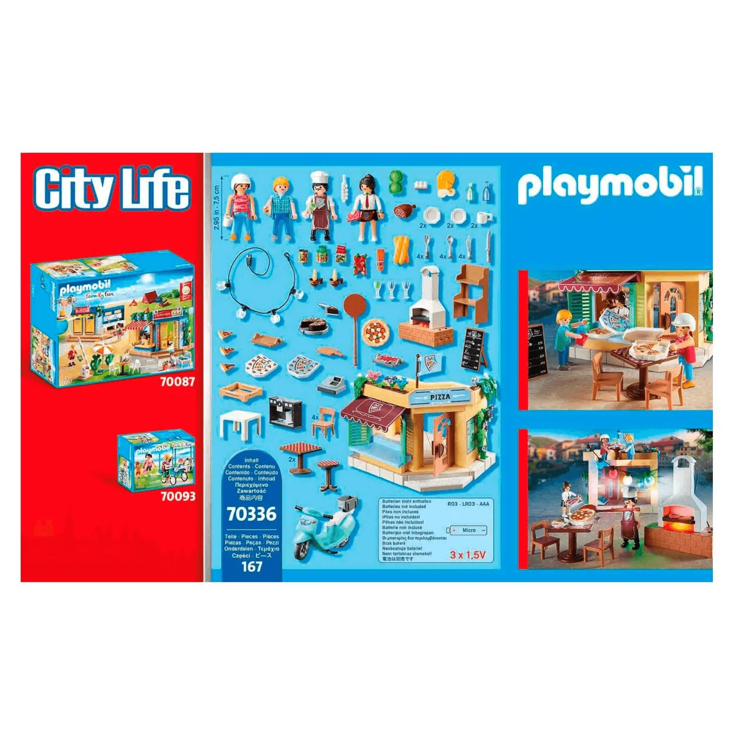 Playmobil City Life Pizzería 70336