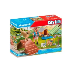 Playmobil City Life Set de Regalo Entrenadora de Perros 70676