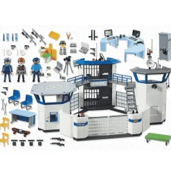 Playmobil Comisaría de Policía con Prisión y Helipuerto
