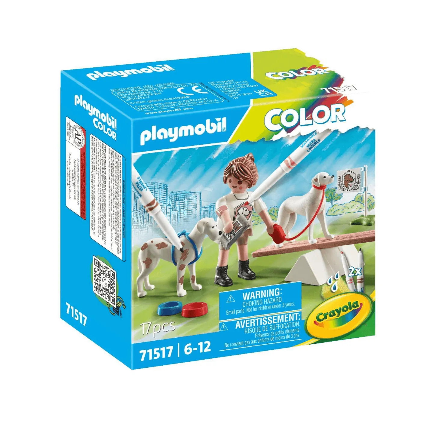 Playmobil Crayola Adiestramiento Perros