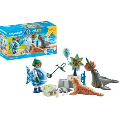 Playmobil Cuidadora con Animales