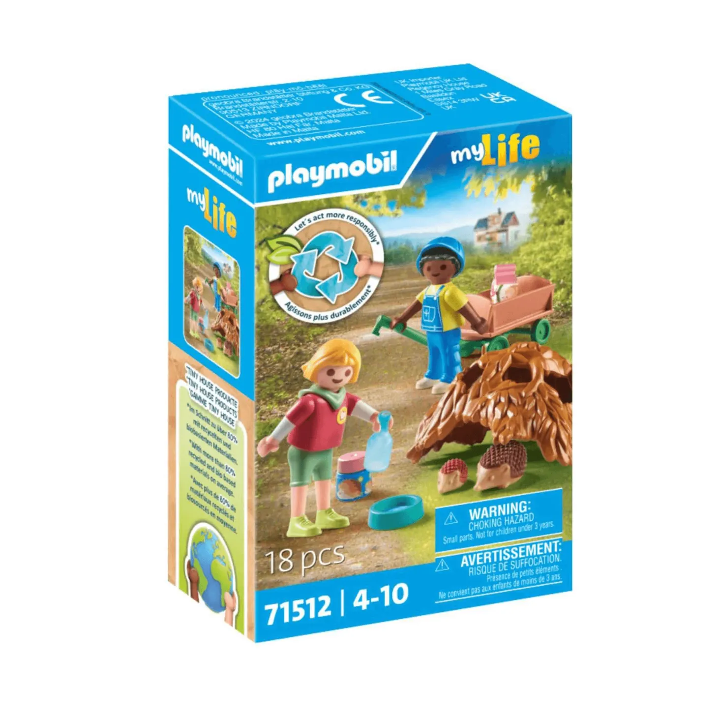 Playmobil Cuidados de la Familia de Erizos