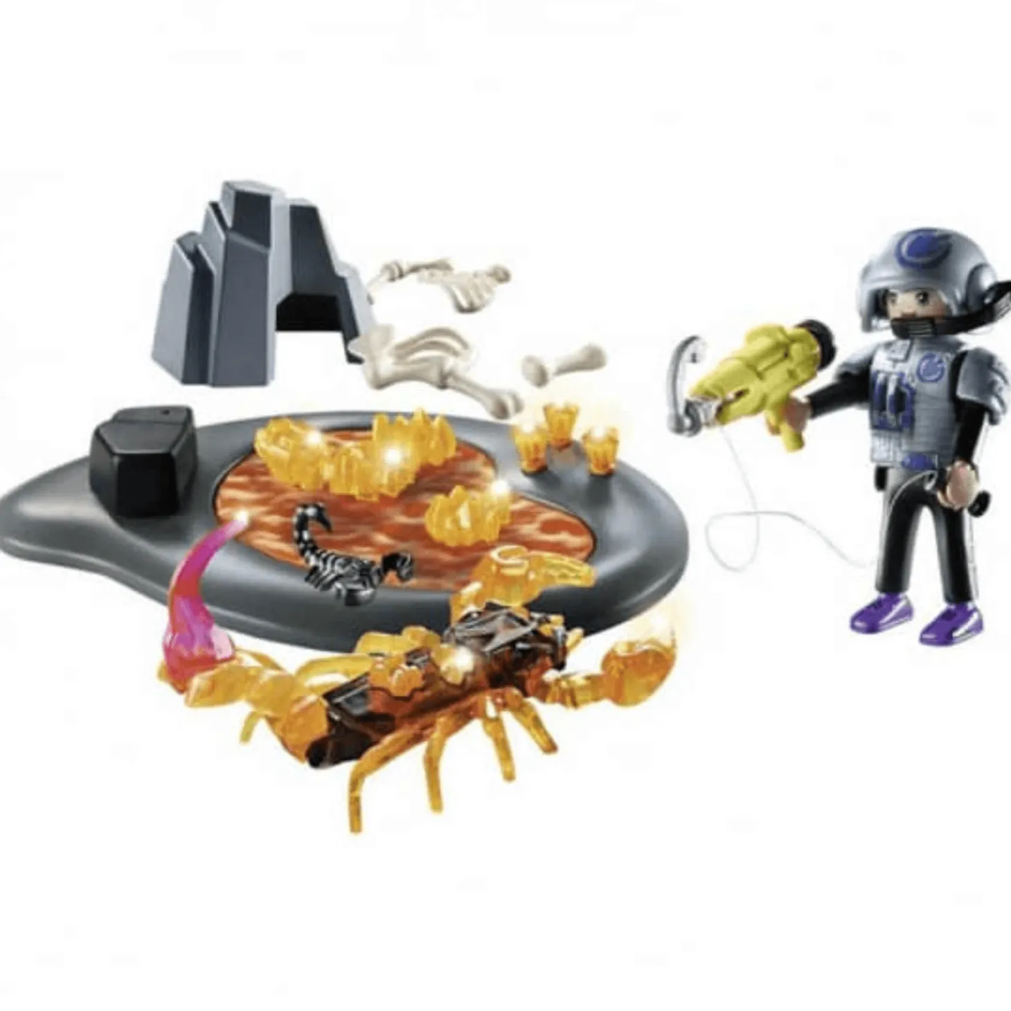 Playmobil Dino Rise Starter Pack Lucha Contra el Escorpión de Fuego 70909