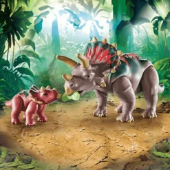 Playmobil Familia De Triceratops