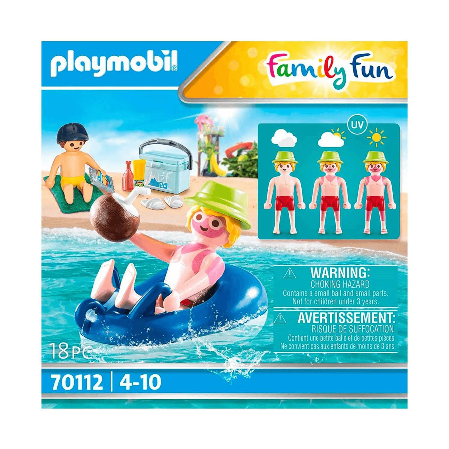 Playmobil Family Fun Bañera Flotante con Flotador 70112