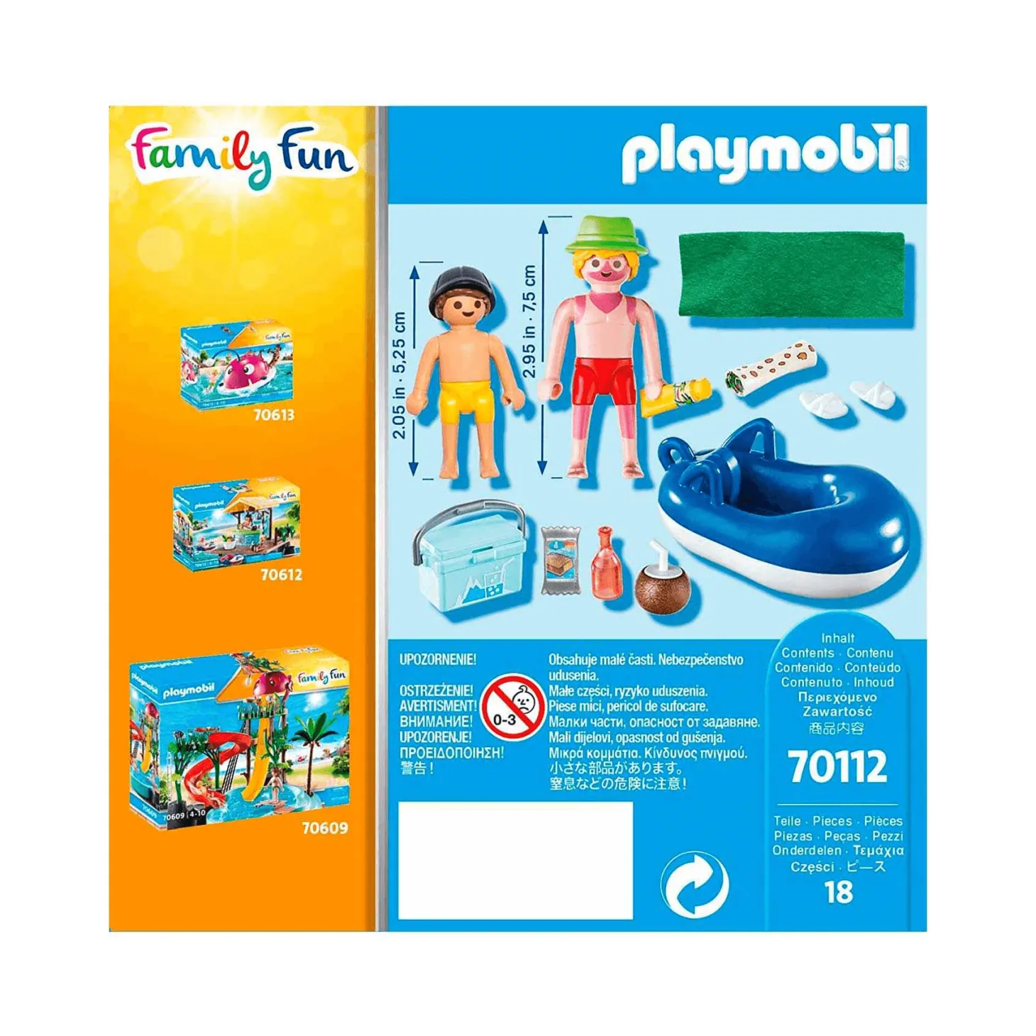 Playmobil Family Fun Bañera Flotante con Flotador 70112
