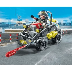 Playmobil Fuerzas Especiales - quad multiterreno
