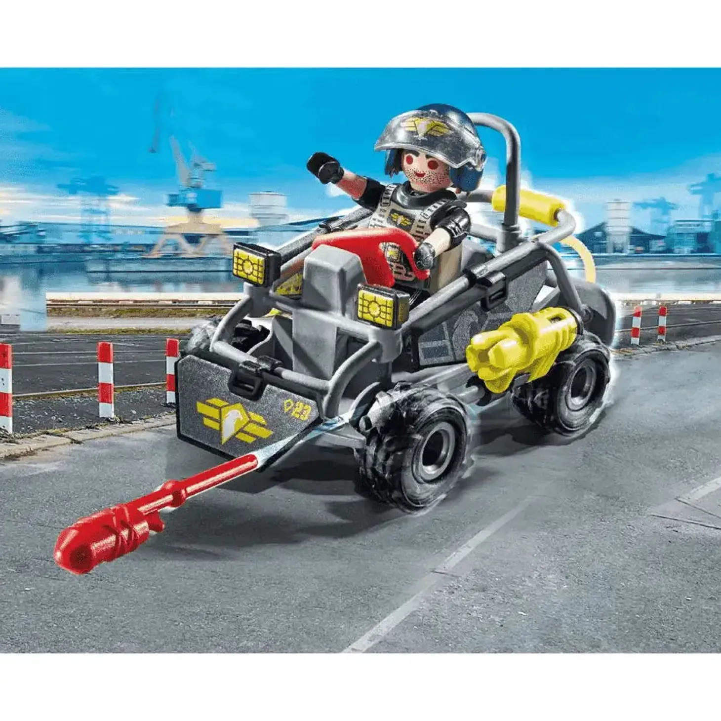 Playmobil Fuerzas Especiales - quad multiterreno