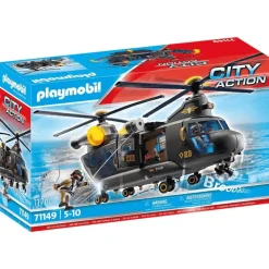 Playmobil Fuerzas Especiales - helicóptero banana