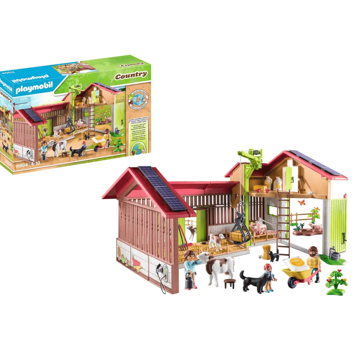 Playmobil Granja con Animales y Energía Sostenible