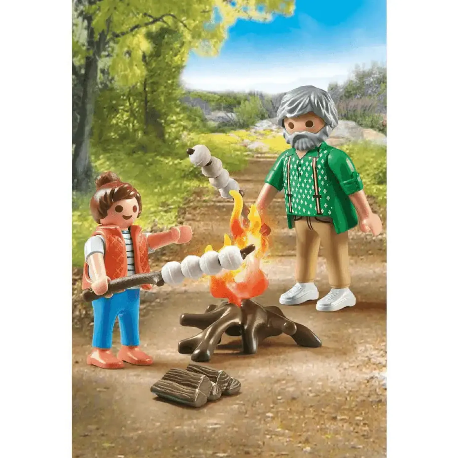 Playmobil Hoguera con malvaviscos