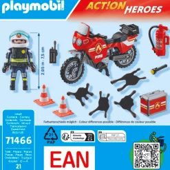 Playmobil Moto de Bomberos