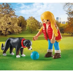 Playmobil Mujer con perro de montaña