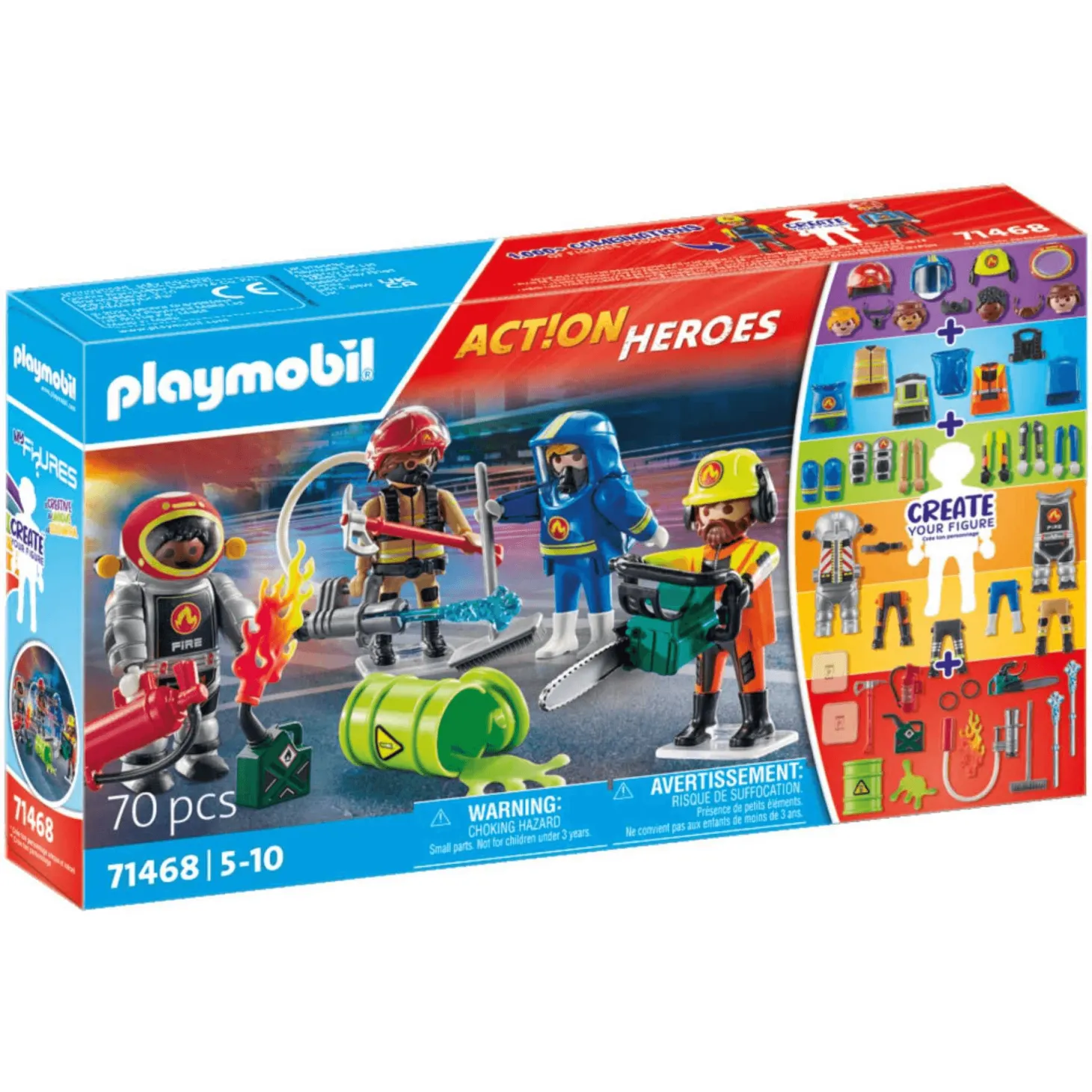 Playmobil My figures: bomberos