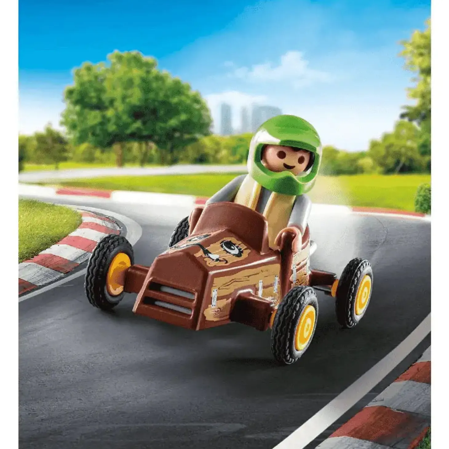 Playmobil Niño con kart