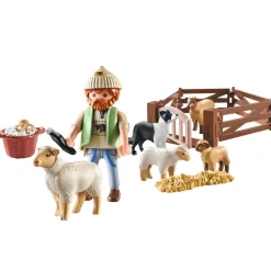 Playmobil Pastor con Rebaño de Ovejas