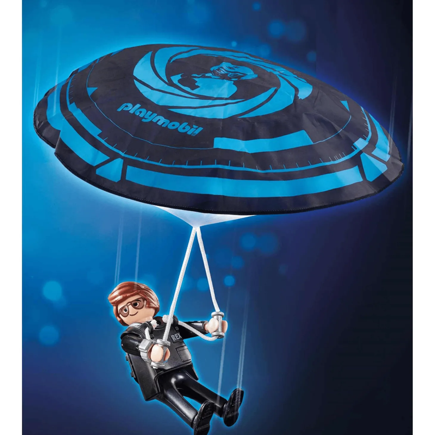 Playmobil The Movie Rex Dasher Con Paracaidas