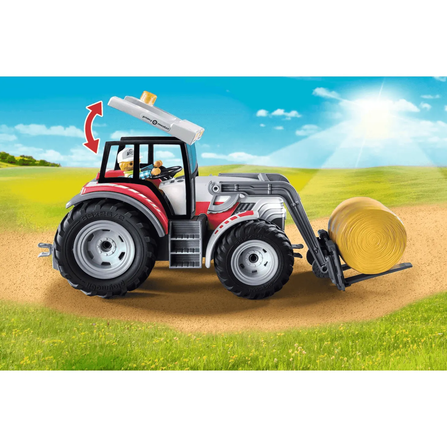 Playmobil Tractor Grande Accesorios