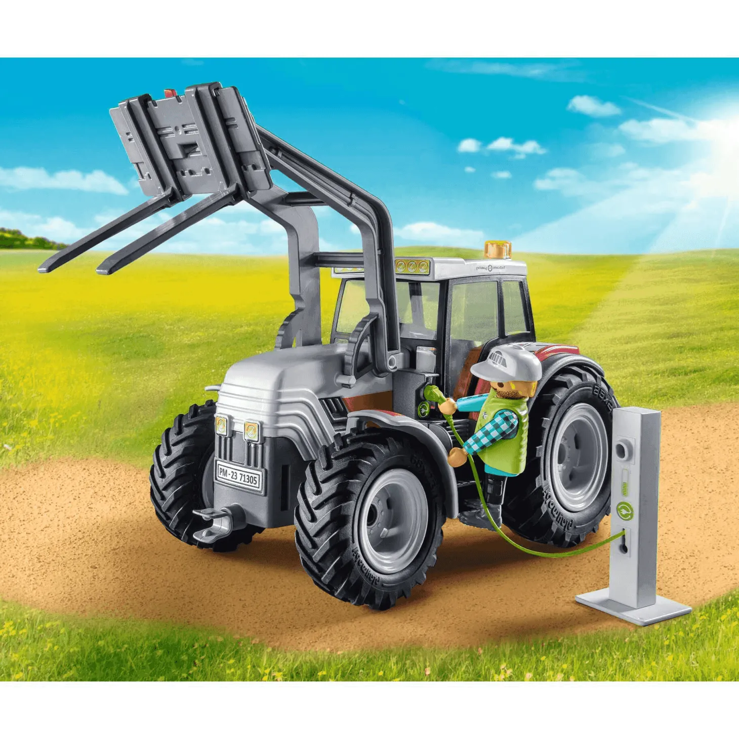 Playmobil Tractor Grande Accesorios