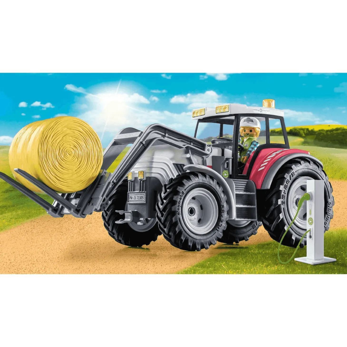 Playmobil Tractor Grande Accesorios