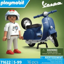 Playmobil Vespa 150 Sprint Veloce Azul 1969
