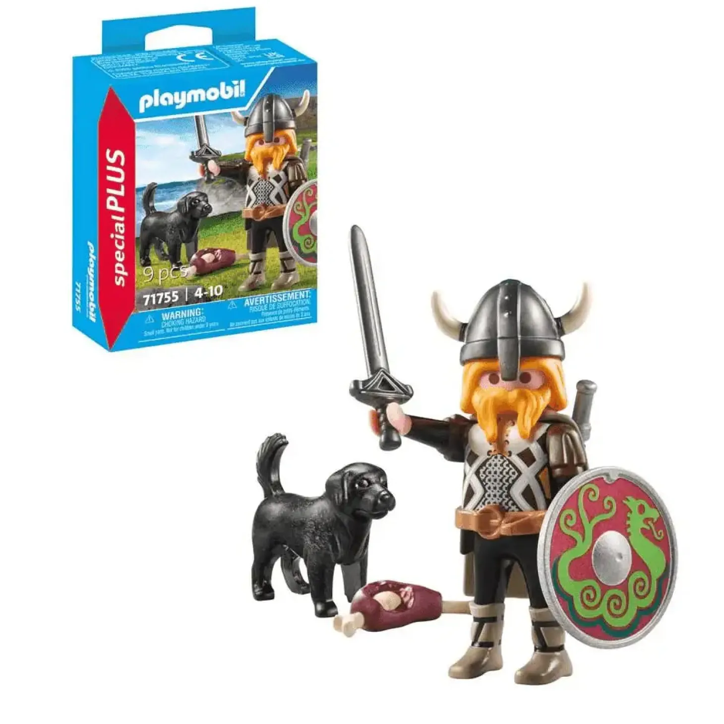 Playmobil Vikingo con perro guardián