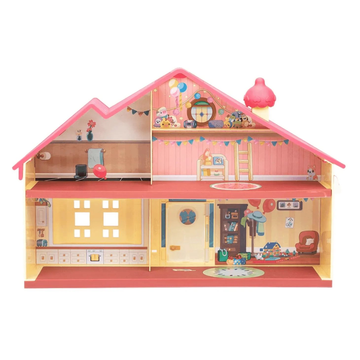 Playset Casa de Cumpleaños Bluey - Celebra con Bluey y su familia