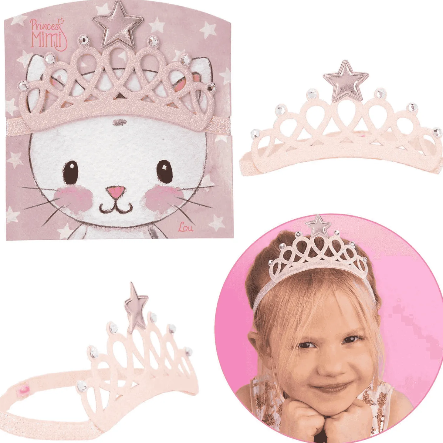 Princess Mimi Diadema con Coronita Diferentes Modelos
