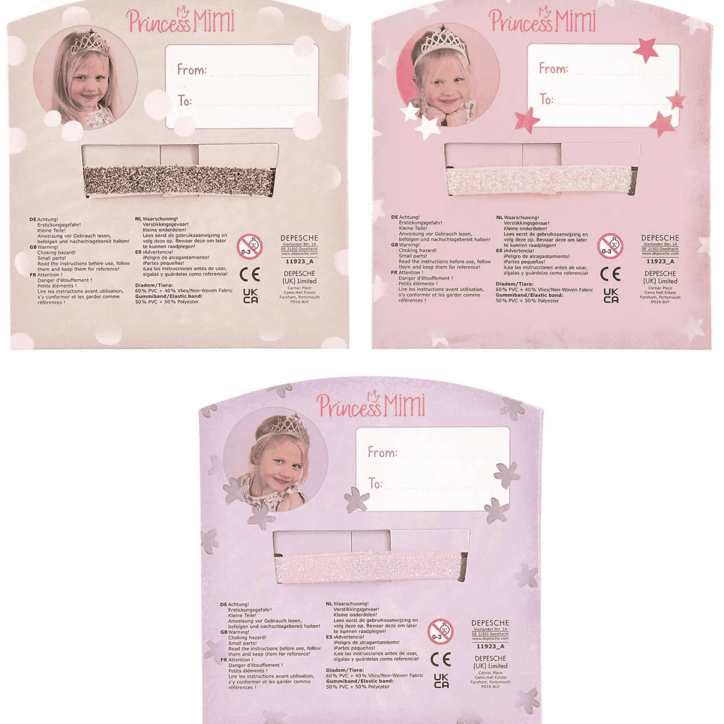 Princess Mimi Diadema con Coronita Diferentes Modelos